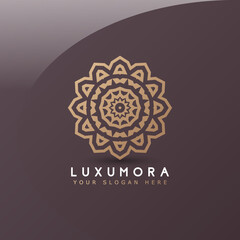 Floral Logo. Leafs Icon. Floral Emblem. Cosmetics, Spa, Beauty Salon, Decoration, Boutique Logo. Luxury, Business, Royal Jewellery, Hotel Logo. Interior Icon. Resort And Restaurant Logo.
