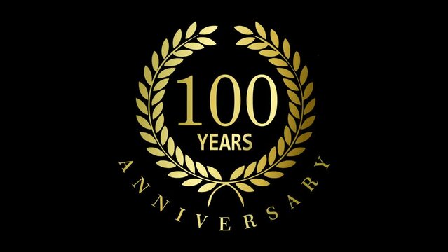 100th Anniversary animation 