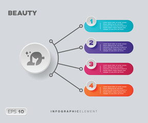 Beauty Infographic Element