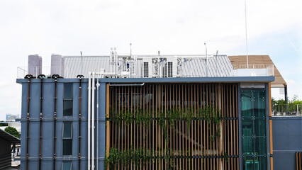 Obraz premium air circulation system in energy-saving buildings , environment concept