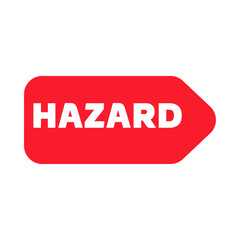 Hazard Warning . Hazard sign icon. Warnings  symbol template for graphic and web design collection logo vector illustration

