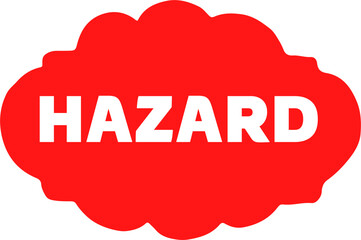 Hazard Warning . Hazard sign icon. Warnings  symbol template for graphic and web design collection logo vector illustration

