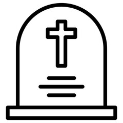 Obraz premium grave Christian icon