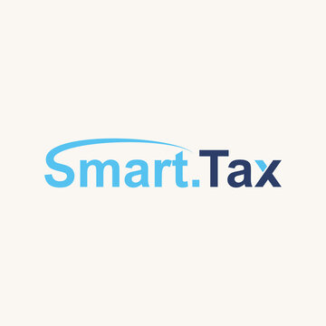 Simple and unique letter or word smart tax font with shape and cut image graphic icon logo design abstract concept vector stock. Can be used as symbol related to document or typograpy