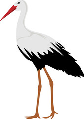 Naklejka premium crane bird.