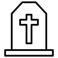 Obraz premium grave Christian icon