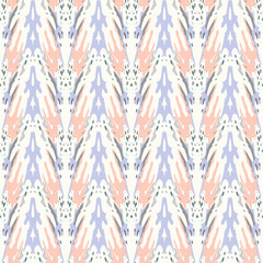 ethnic seamless pattern chevron dye tie batik