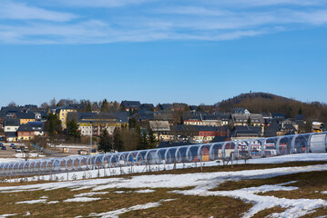 Fototapeta na wymiar Altenberg im Osterzgebirge im Winter 