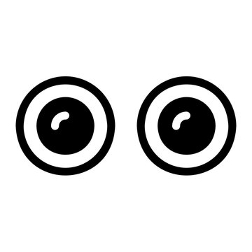 lens glyph icon