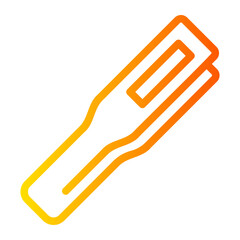 flat iron gradient icon