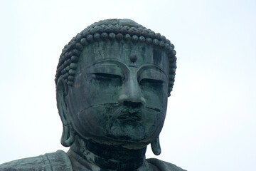 Big Buddha Statue aka Daibutsu in Kamakura, Japan	