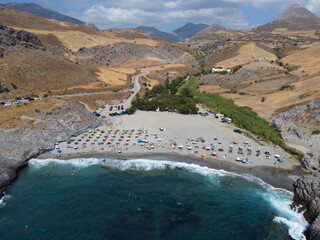 Plage de Ammoudaki, Plakias, Crète, Grèce, Europe