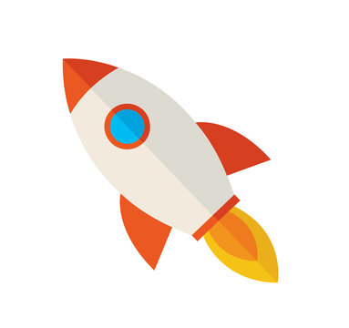 rocket launch. start-up symbol