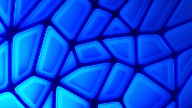 blue abstract background vith futuristic trendy shape