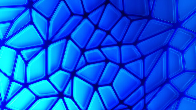 blue abstract background vith futuristic trendy shape