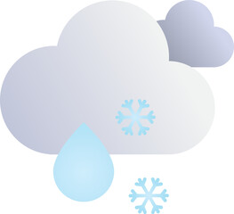 Weather Icon Set - Snowy