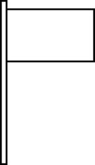 flag design illustration isolated on transparent background