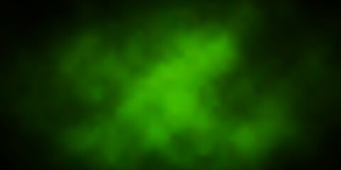 Dark Green vector pattern with clouds.