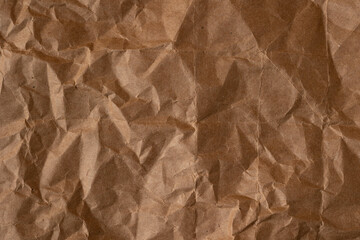 Obraz premium Crumpled paper texture. Paper background.
