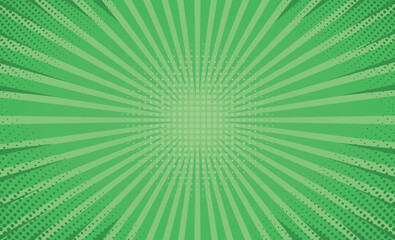 green abstract background with bright retro