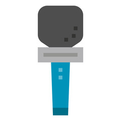 Reporter flat icon