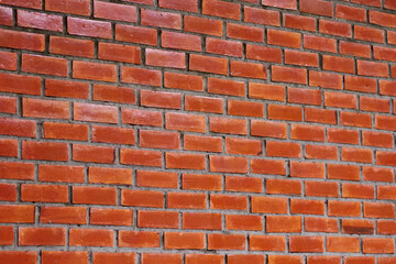 Background of the red brick wall