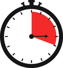 chronometer  vector design illustration isolated on transparent background