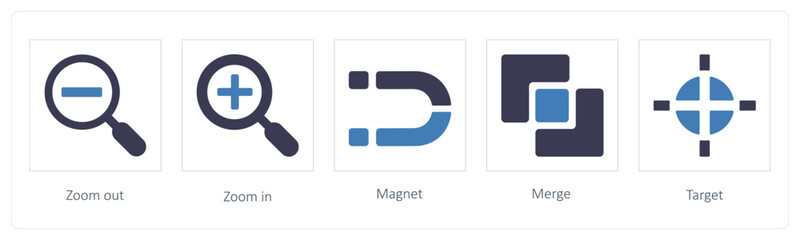  Zoom out, Zoom in, Magnet