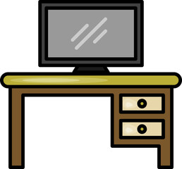 home interior icon illustration