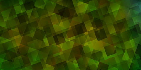 Light Green vector backdrop with lines, triangles.