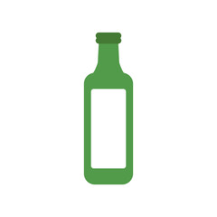 Wine bottle icon. Wine icon. Vector.