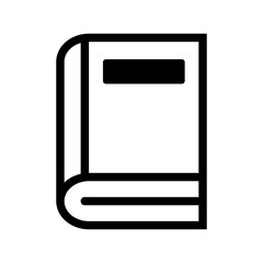 Simple book icon. Learning and textbook. Vector.