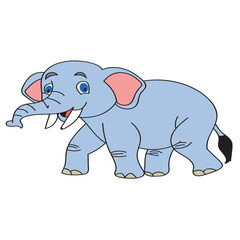 Cute Elephant vector illustration