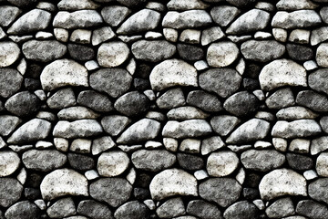 Seamless stone wall background. Seamless repeat pattern for poster, greeting cards, headers, baner, website. 
