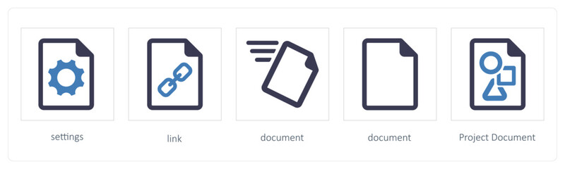 settings, link, document, Project Document