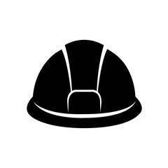 Helmet. Construction protective helmet. Vector image.