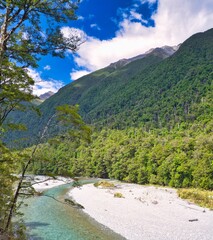Sabine River, Nelson Lakes National Park, New Zealand