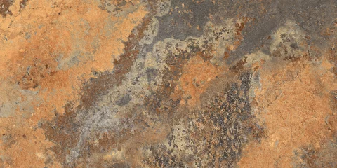 Foto op Aluminium natural texture of stone rustic marble background wallpaper abstract orange yellow brown rock  © CREATIVE STUDIO ART
