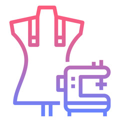 Tailor gradient icon