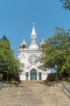 Exterior of the La Salette church. Church inaugurated on September 19, 1880 in honor of our lady of la Salette