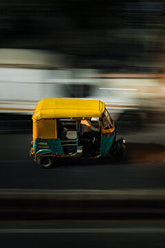 Yellow Taxi Car India 