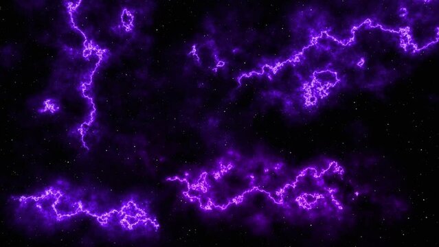Purple Space and Energy scenes motion background - Abstract Galaxy background 