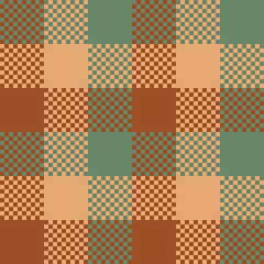 Winter Gingham Check Plaid Seamless Pattern vector illustration