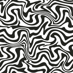 Monochrome wavy seamless texture