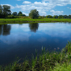 The beautiful and wild Warta River