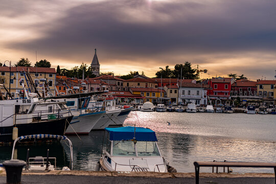 Hafen von Vrsar in Kroatien