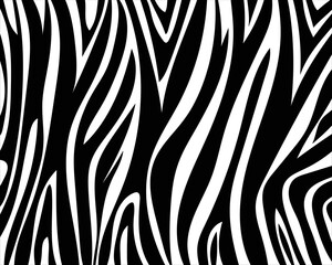 vector seamless zebra skin texture.
