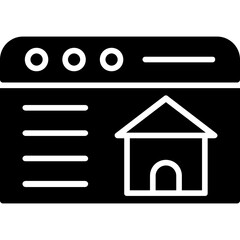 Real Estate Website Icon