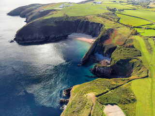 Skrinkle Haven Beach And Church Door Cove In Pembrokeshire Coast National Park © usaidphotos