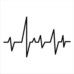 cardiogram icon vector illustration symbol